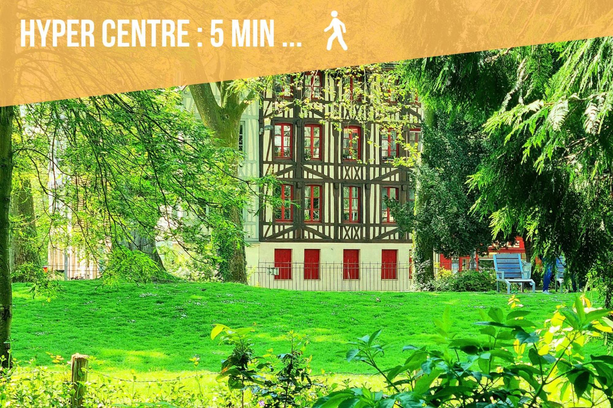 Le Fruit Defendu "Love Room" Jacuzzi Centre Ville Rouen Bagian luar foto